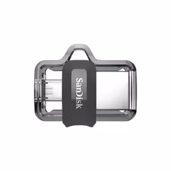 SanDisk Ultra Dual m3.0 unità flash USB 128 GB USB Type-A / Micro-USB 3.2 Gen 1 (3.1 Gen 1) Nero, Argento, Trasparente - Vista aggiuntiva 5