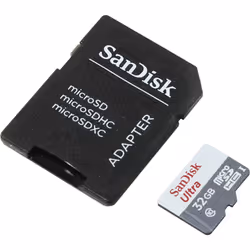 SanDisk Ultra MicroSDHC 32GB UHS-I + SD Adapter Classe 10