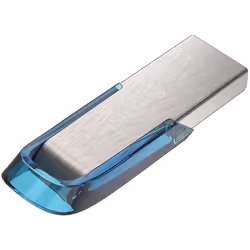SanDisk Ultra Flair unità flash USB 128 GB USB tipo A 3.2 Gen 1 (3.1 Gen 1) Blu, Argento - Vista aggiuntiva 4