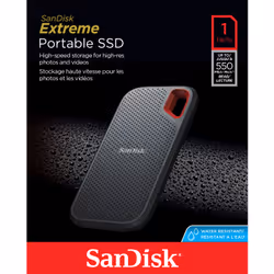 SanDisk Extreme 1 TB USB tipo-C 3.2 Gen 2 (3.1 Gen 2) Grigio, Arancione - Vista aggiuntiva 5