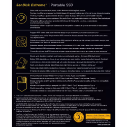 SanDisk Extreme 2 TB USB tipo-C 3.2 Gen 2 (3.1 Gen 2) Grigio, Arancione - Vista aggiuntiva 4