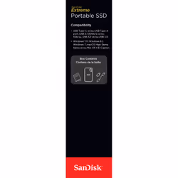 SanDisk Extreme 2 TB USB tipo-C 3.2 Gen 2 (3.1 Gen 2) Grigio, Arancione - Vista aggiuntiva 7