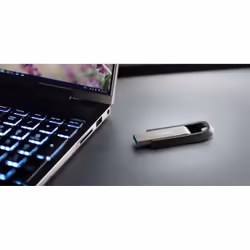 SanDisk Extreme Go unità flash USB 256 GB USB tipo A 3.2 Gen 1 (3.1 Gen 1) Acciaio inox - Vista aggiuntiva 6