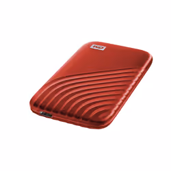 Western Digital My Passport 1 TB USB tipo-C 3.2 Gen 2 (3.1 Gen 2) Rosso - Vista aggiuntiva 4