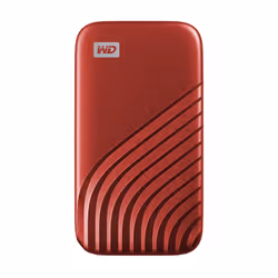 Western Digital My Passport 1 TB USB tipo-C 3.2 Gen 2 (3.1 Gen 2) Rosso - Vista aggiuntiva 8