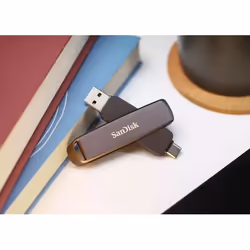 SanDisk SDDDE1-1T00-G46 unità flash USB 1 TB USB Type-C/USB Type-A 3.2 Gen 2 (3.1 Gen 2) Nero - Vista aggiuntiva 4