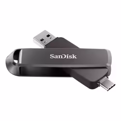 SanDisk SDDDE1-2T00-G46 unità flash USB 2 TB USB Type-A / USB Type-C 3.2 Gen 2 (3.1 Gen 2) Nero