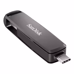 SanDisk SDDDE1-2T00-G46 unità flash USB 2 TB USB Type-A / USB Type-C 3.2 Gen 2 (3.1 Gen 2) Nero