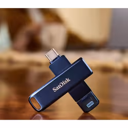 SanDisk iXpand unità flash USB 256 GB USB Type-C / Lightning 3.2 Gen 1 (3.1 Gen 1) Blu - Vista aggiuntiva 5
