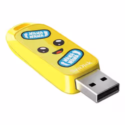 SanDisk SDCZIF-128G-G46 unità flash USB 128 GB USB tipo A 3.2 Gen 1 (3.1 Gen 1) Giallo - Vista aggiuntiva 2
