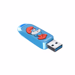 SanDisk Smurfs unità flash USB 128 GB USB tipo A 3.2 Gen 1 (3.1 Gen 1) Blu - Vista aggiuntiva 2