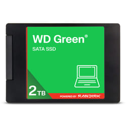 Western Digital Green WDS100T5G0A 2 TB 2.5" Serial ATA III 3D NAND