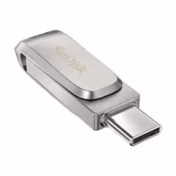 SanDisk Ultra Dual Drive Luxe unità flash USB 2 TB USB Type-A / USB Type-C 3.2 Gen 1 (3.1 Gen 1) Argento - Vista aggiuntiva 2