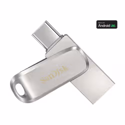 SanDisk Ultra Dual Drive Luxe unità flash USB 2 TB USB Type-A / USB Type-C 3.2 Gen 1 (3.1 Gen 1) Argento - Vista aggiuntiva 3