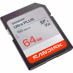 SanDisk ULTRA PLUS 64 GB SD UHS-I Classe 1 - Vista aggiuntiva 2