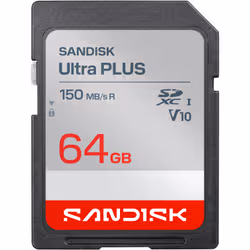 SanDisk ULTRA PLUS 64 GB SD UHS-I Classe 1 - Vista aggiuntiva 3