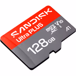 SanDisk 128GB Ultra® PLUS microSDXC™ UHS-I Card - Vista aggiuntiva 2