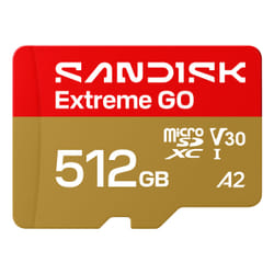 SanDisk Extreme GO 512 GB MicroSDXC UHS-I