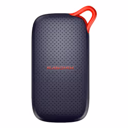 SanDisk Portable SSD (V3) 1 TB USB tipo-C 3.2 Gen 2 (3.1 Gen 2) Blu marino, Rosso - Vista aggiuntiva 2