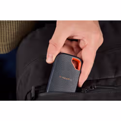 SanDisk Extreme Portable SSD (V3) 500 GB USB tipo-C USB 3.2 Gen 2x2 Rosso, Blu - Vista aggiuntiva 3
