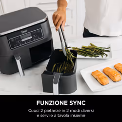 Ninja Friggitrice ad aria Dual Zone da 7,6 L AF300EU - Vista aggiuntiva 8