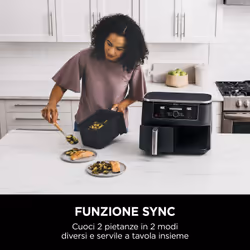 Ninja Friggitrice ad aria Dual Zone MAX da 9,5 L AF400EU - Vista aggiuntiva 8
