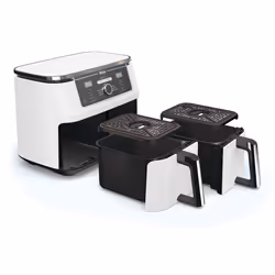 Ninja AF400EU Doppia 9,5 L Indipendente 2470 W Friggitrice ad aria calda Bianco - Vista aggiuntiva 6