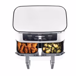 Ninja AF400EU Doppia 9,5 L Indipendente 2470 W Friggitrice ad aria calda Bianco - Vista aggiuntiva 7