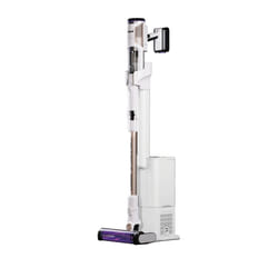 Shark IW3611DE scopa elettrica Aspirapolvere a bastone Batteria Secco Filtro per allergia Senza sacchetto 2 L 240 W Ottone, Bianco 2,5 Ah