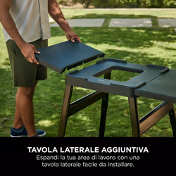Ninja Tavola laterale e supporto regolabile Woodfire - Vista aggiuntiva 4