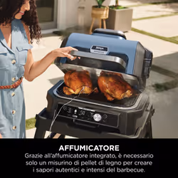 Ninja Barbecue elettrico e Affumicatore Woodfire Pro Connect XL OG901EU - Vista aggiuntiva 5
