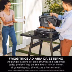 Ninja Barbecue elettrico e Affumicatore Woodfire Pro Connect XL OG901EU - Vista aggiuntiva 6