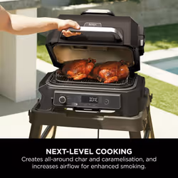 Ninja - Griglia per barbecue elettrica e griglia per affumicatore Woodfire xl