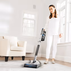 Shark IZ380EUT scopa elettrica Aspirapolvere elettrica Batteria Secco Senza sacchetto 0,7 L Metallico