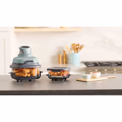 Ninja CRISPi Singolo 3,8 L 1700 W Friggitrice ad aria calda Verde, Grigio, Trasparente - Vista aggiuntiva 5
