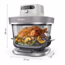 Ninja Crispi Pro 7-in-1 Singolo Indipendente 2050 W Friggitrice Grigio scuro - Vista aggiuntiva 3