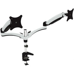 Amer Mounts HYDRA2 Supporti a parete per TV 71,1 cm (28") Scrivania Nero, Cromo, Bianco