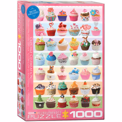 Eurographics Cupcake Celebration 1000pcs, 1000 pz, Cibo e bevande