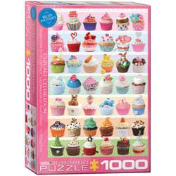 Eurographics Cupcake Celebration 1000pcs Puzzle 1000 pz Cibo e bevande