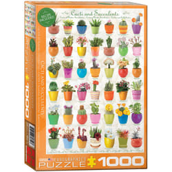 Eurographics Cacti & Succulents 1000pcs Puzzle 1000 pz Flora