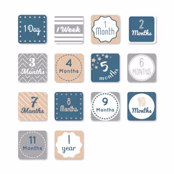 Mary Meyer LJ582 Coperta per Neonati Blu, Grigio, Bianco 100 x 100 cm Bambino/Bambina - Vista aggiuntiva 4