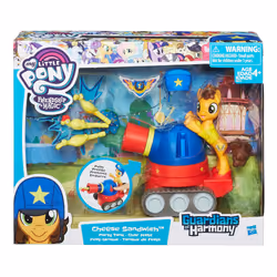 My Little Pony Guardians Of Harmony Cheese Sandwich Pony With Party Tank