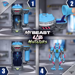 Moose Toys Mr Beast Lab Mutators - Mutatie Kamer Iconic Panther - Vista aggiuntiva 4