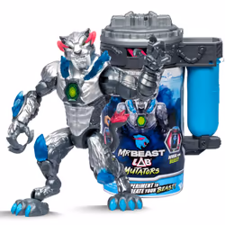 Moose Toys Mr Beast Lab Mutators - Mutatie Kamer Metallic Panther, Azione/Avventura, 5 anno/i, Multicolore