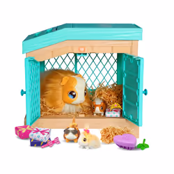 Moose Toys Little Live Pets Mama Surprise Cavia, Porcellino d'india giocattolo, 4 anno/i, Interattivo