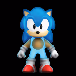 Goo Jit Zu Glow Surge Sonic - Sonic Figura giocattolo elastica - Vista aggiuntiva 5