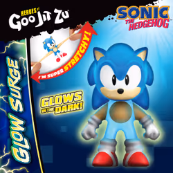 Goo Jit Zu Glow Surge Sonic - Sonic Figura giocattolo elastica - Vista aggiuntiva 6