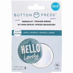We R Memory Keepers Button Press, Kit di attività manuali per bambini, 15 pz