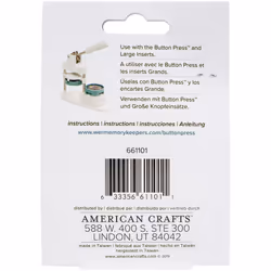 We R Memory Keepers Button Press