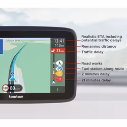 TomTom GO Classic navigatore Fisso 15,2 cm (6") Touch screen Nero - Vista aggiuntiva 5